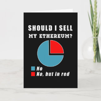 Carte Devrais-je vendre mon crypto Ethereum piechart