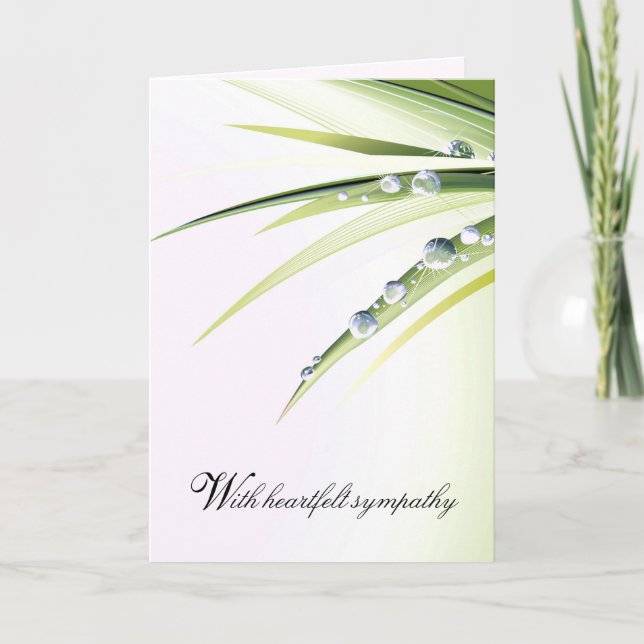 Carte Dew laisse tomber la sympathie (Devant)
