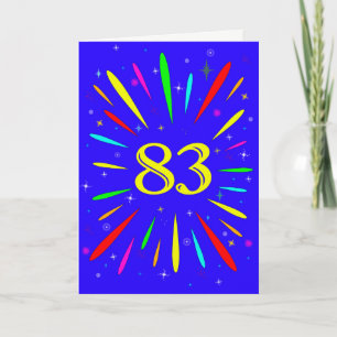 Carte d'explosion 83e anniversaire