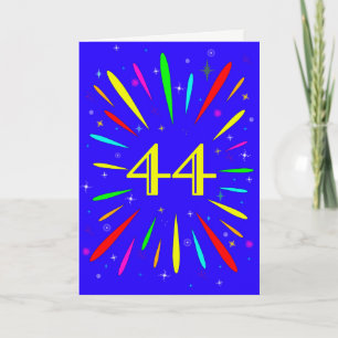 Carte d'explosion du 44e anniversaire
