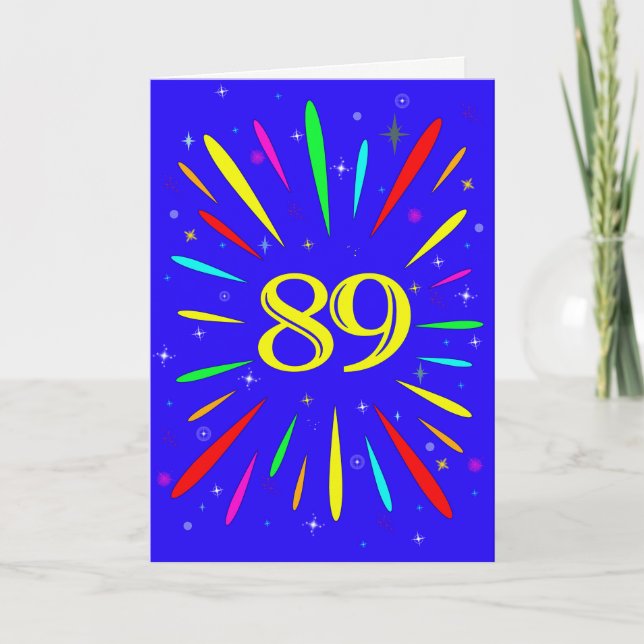 Carte d'explosion du 89e anniversaire (Devant)