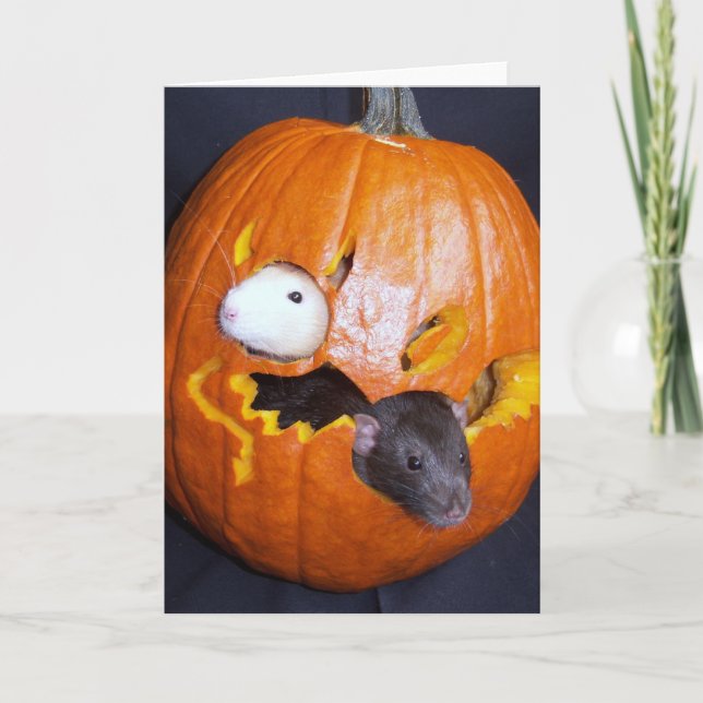 Carte d'Halloween à taux vierge (Devant)
