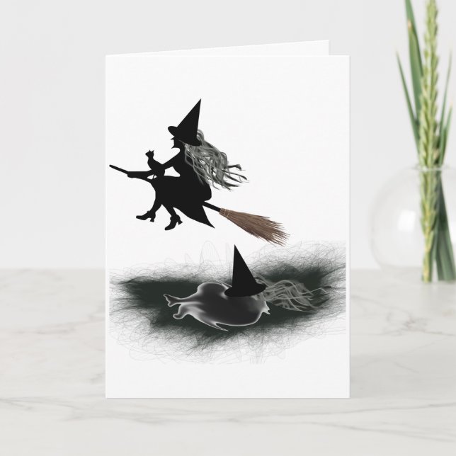 Carte d'Halloween Éffrayante effrayant (Devant)