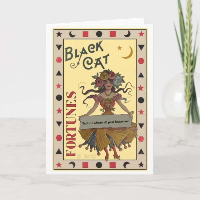 Carte d'Halloween Fortune Teller (Devant)