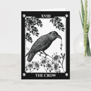 Carte d'Halloween inspirée par Tarot