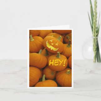 Carte d'Halloween Jack O' Lantern