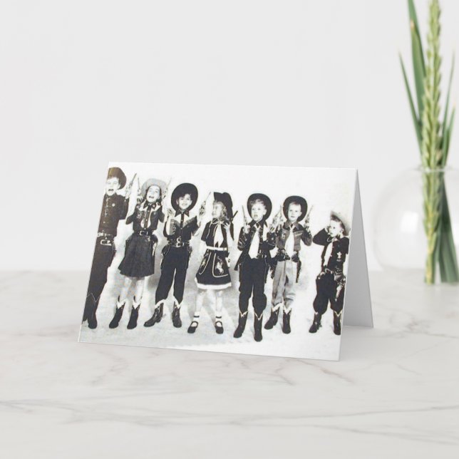 Carte d'Halloween Rootin Tootin (Devant)