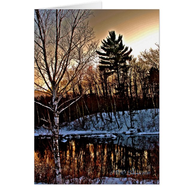 Carte d'hiver Manitowish (Devant)