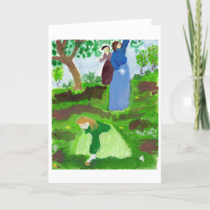 Carte d'hommage impressionniste