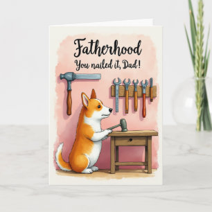 Carte d'hommage pour la fête des pères Tool Time