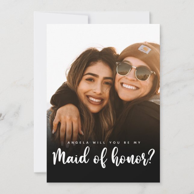 Carte d'honneur carte d'appartement pour femme d'h (Devant)