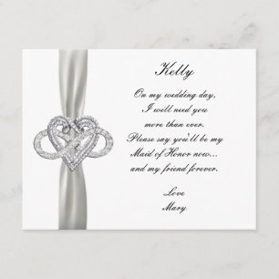 Carte D'Honneur Coeur Infinity