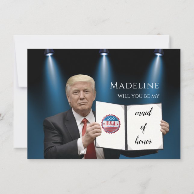 Carte d'honneur Extraordinaire de Trump (Devant)