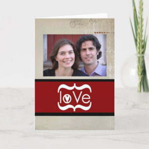 Carte d'hoto de la Saint-Valentin