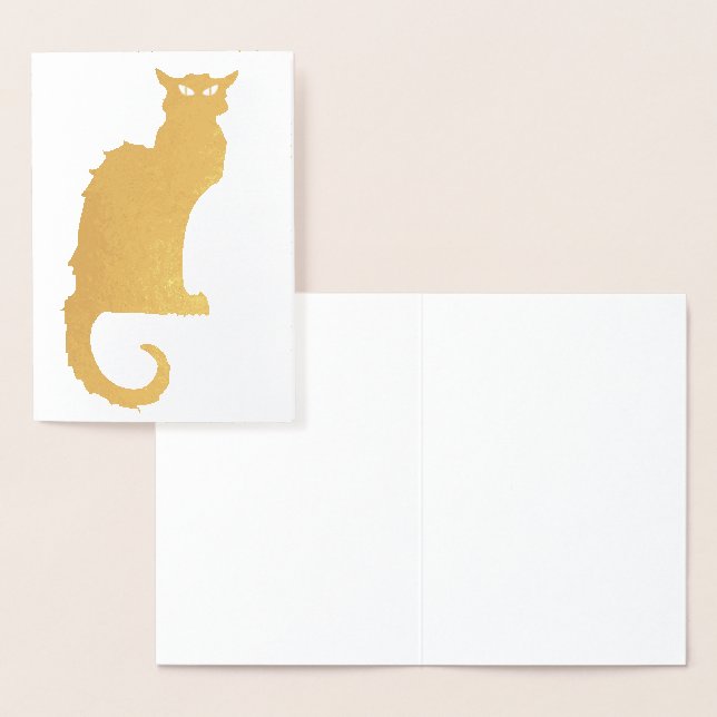 Carte d'huile CAT NOIR (Affichage)