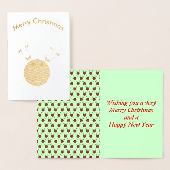 Carte d'huile CyberNoël Reindeer (Affichage)