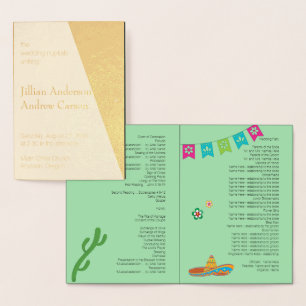 Carte d'huile de corail Mariage Itinéraire Mexicai