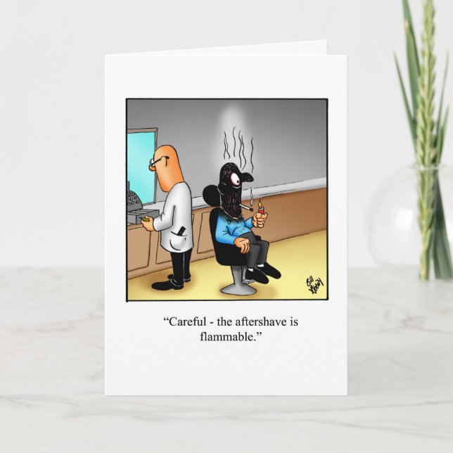 Carte d'Humour Anniversaire Hilarious pour lui (Devant)
