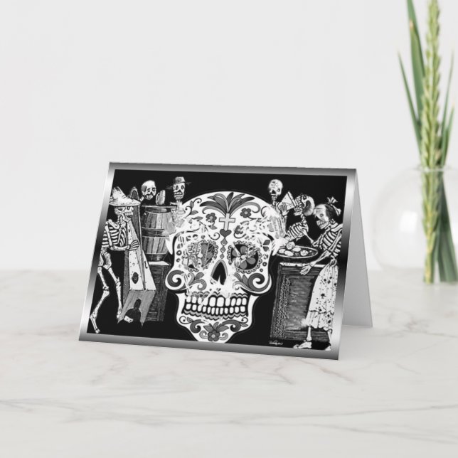Carte Día de Muertos/Jour des morts (Devant)