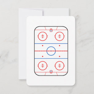 Carte Diagramme de la patinoire Hockey Jeu Compagnon