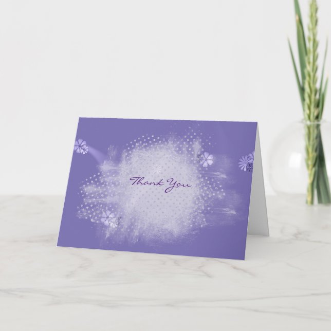 Carte diamant d'argent abstrait merci (Devant)