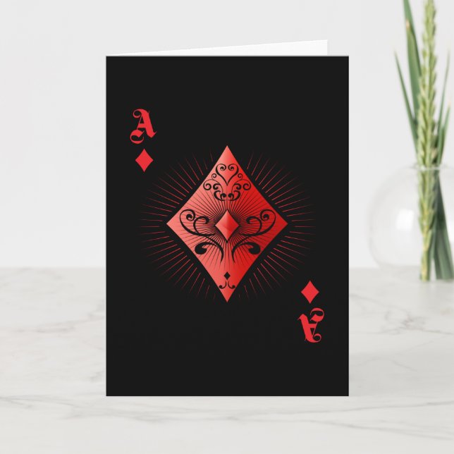Carte Diamond Poker Ace Casino (Devant)