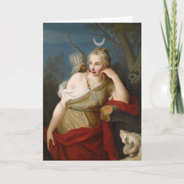 Carte Diana, déesse de la chasse | Pietro Rotari (Devant)