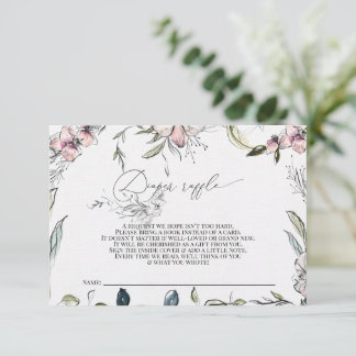 Carte Diapewar en tombola - Baby shower - Rustique