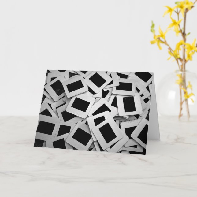 Carte Diapositives photo (Fleur jaune)