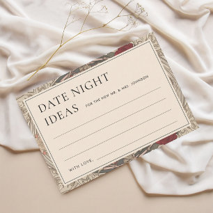 Carte d'idées de nuit Art Nouveau vintage