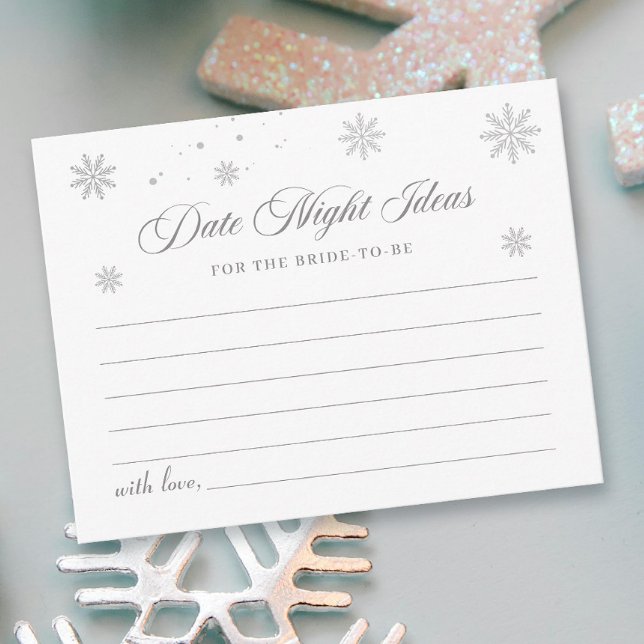 Carte d'idées pour une soirée de fête prénuptiale  (Créateur téléchargé)