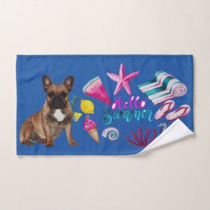 Carte d'identité française Bulldogge hello Summer