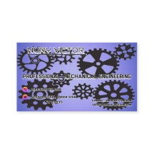 Carte d'identité moderne Mechanic Pro