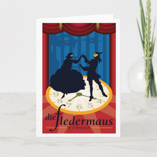 Carte Die Fledermaus, Opéra (Devant)