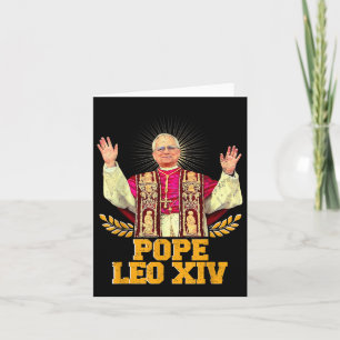 Carte Dieu bénisse le pape Léon Xiv T-shirt du pape Léon
