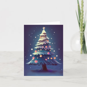 Carte Dieu juil, Noël scandinave
