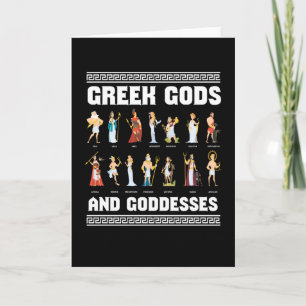Carte Dieux Et Déesses Grecs Grecs Grecs
