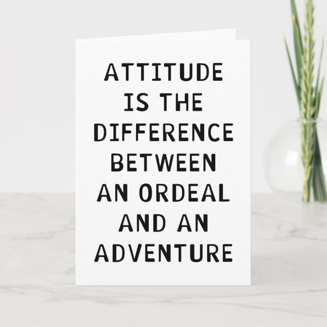 Carte Différence d'attitude (Devant)