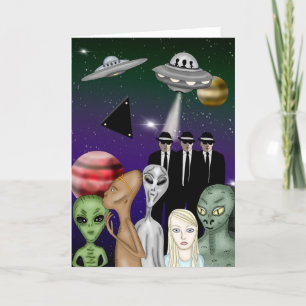 Carte Différentes espèces Aliens, OVNI, Planètes Personn