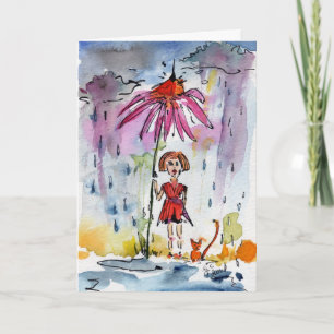 Carte d'illustration personnalisée Get Well par Gi