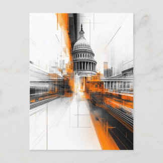 Carte d'illustration US Capitol Washington DC
