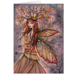 Carte d'Imaginaire d'automne Queen Fairy