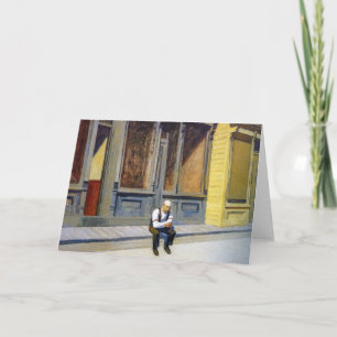 Carte dimanche Edward Hopper