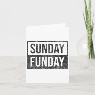 Carte Dimanche Fête Brunch Footbyll Sports Bbq Church