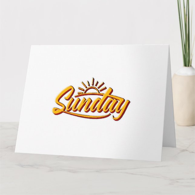 CARTE DIMANCHE MEILLEUR ÉTÉ (Devant)
