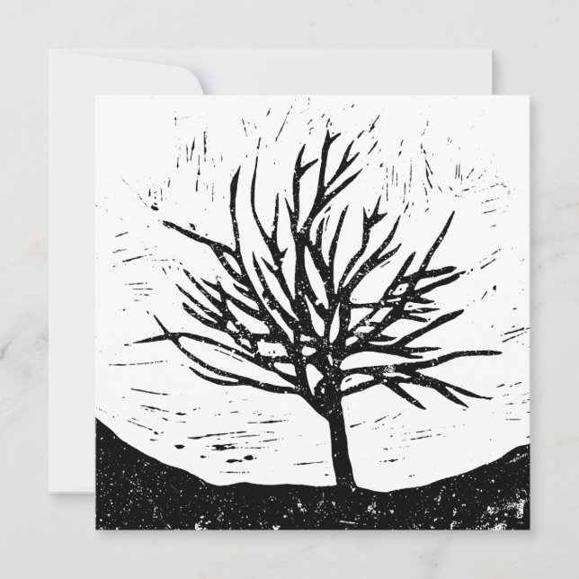 Carte d'impression automatique Lino Arbre (Devant)