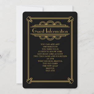 Carte d'impression mariage ou invitation de partie