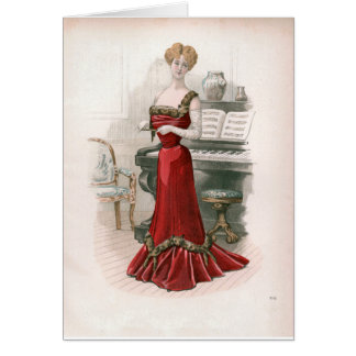 Carte d'impression mode Vintage KRW