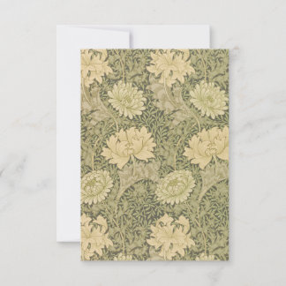 Carte d'impression William Morris Chrysanthemum