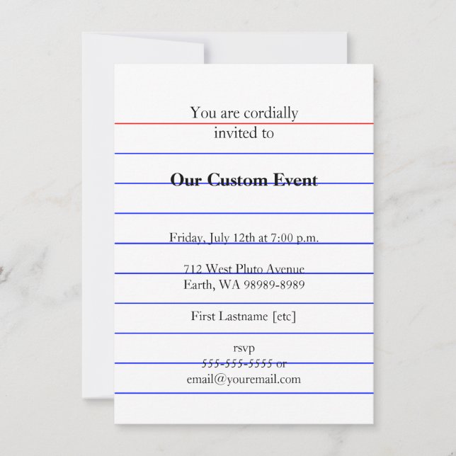 Carte d'index (Devant)